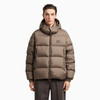 EMPORIO ARMANI 阿玛尼 男士徽标贴片防水绗缝防撕裂尼龙连帽羽绒服 淡褐色 EM003050 AF18231 U6189 商品缩略图1