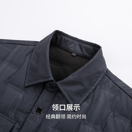 【防静电性能&鸭绒】圣得西2025年冬季翻领工装羽绒夹克保暖外套 商品图6