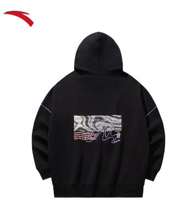 安踏凯里·欧文系列丨美式连帽卫衣男女同款运动服上衣172531705 商品图2