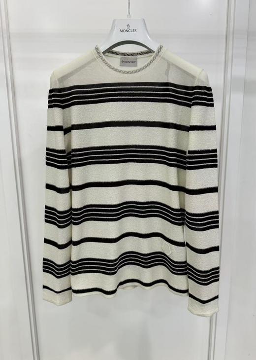 女款条纹长袖针织衫zh018 商品图0