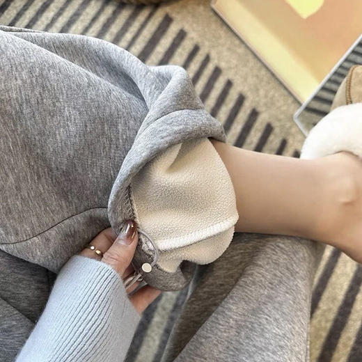 Beau Muse小暖炉加绒加厚阔腿卫裤 I 高含棉量 亲肤保暖 百搭显瘦 7色可选【爆单3-5天发货】 商品图7