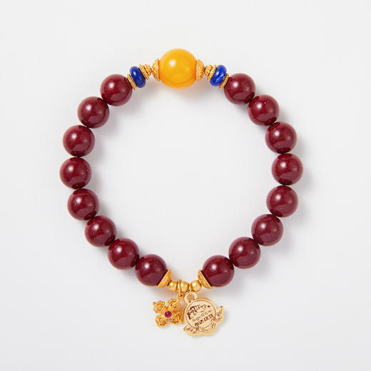 朱砂蜜蜡挂坠手串 商品图4