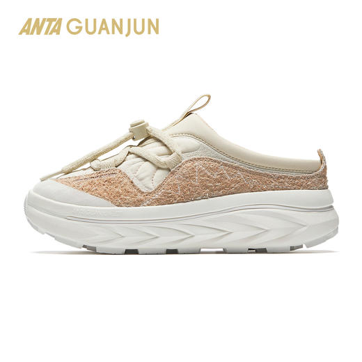 安踏冠军开山1Camp 露营鞋男女复古户外厚底半拖休闲鞋112548806A 商品图3