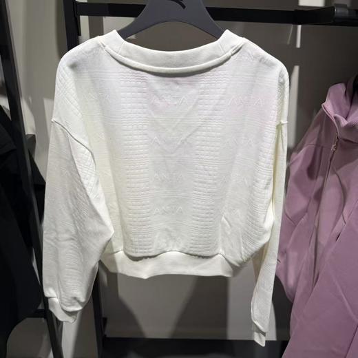 安踏162537714女2025秋季新款时尚休闲百搭宽松套头针织运动卫衣 商品图1