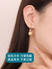 【挚友限定】耳扣款-18K金碧玺茶金金珠耳挂 10-11mm 商品缩略图3