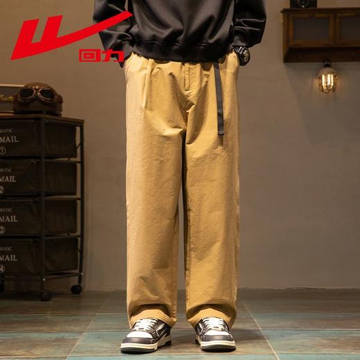 回力机能工装裤男2025春秋新款美式高街宽松直筒潮牌百搭休闲裤子 商品图1