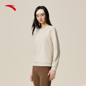 【299任选2件】安踏易打理卫衣丨运动套头衫女士秋季新款长袖训练上衣162537713
