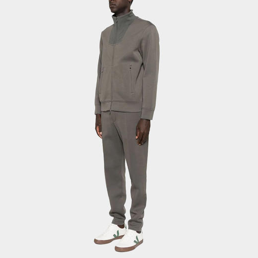 EMPORIO ARMANI 阿玛尼 男士全拉链双面针织卫衣 绿色 EM003053 AF17545 U8143 商品图3