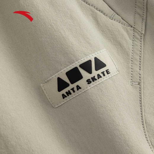 安踏美式复古梭织休闲长裤男士2025新款宽松阔腿直筒裤152548505N 商品图0