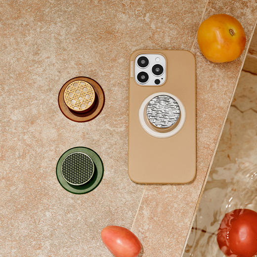 【海岸一日】反射绿 MAGSAFE磁吸 Round圆啪嗒系列 绿色 纹理 商品图1