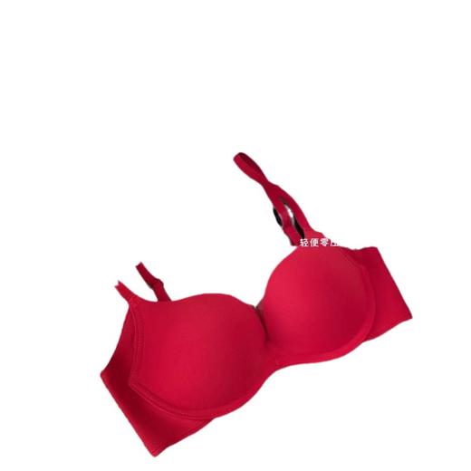 【本命年大红内衣】新年无痕舒适透气软钢圈 收副乳防下垂女士文胸套装  商品图4