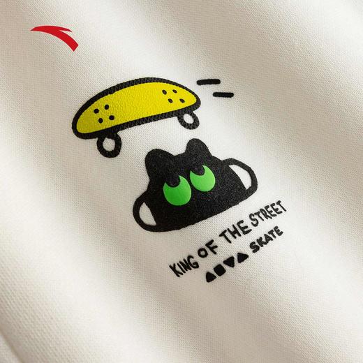 安踏易打理卫衣套头衫女士冬季新款宽松休闲上衣162548718S 商品图3