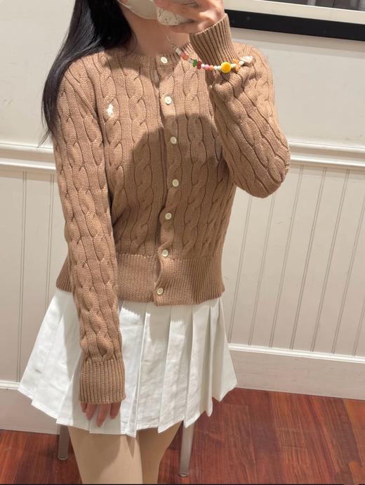 到手价1499元 Ralph Lauren拉夫劳伦女士开衫麻花毛衣 100%棉  美国代购，无中文标签，介意慎拍 商品图2