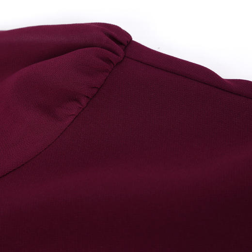 QG808斯尔丽2025新款宴会小礼服V型领收腰放摆鱼尾裙优雅知性连衣裙 商品图6