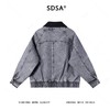 2540410SDSA男士秋冬新款痞帅男装韩版时尚可拆卸翻领牛仔羽绒服外套百搭 商品缩略图5