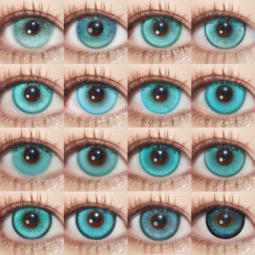 【合集】MyukiCon青色 COS美瞳 电音薄荷/魔仙蓝绿/水月青/青龙秘境/暗月灵/粒子精灵/青瓜菠萝茶/青纱远黛/幻色青绿/星辰泪青 初音未来/宝石之国/鬼灭之刃/代号鸢 清透轻混血显色色系 商品图0