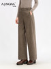 【 垂感阔腿】阿菁娜冬季新款丝羊绒裤山羊绒桑蚕丝硬核CP垂感阔腿F30D210017 商品缩略图1