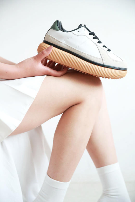 厚底松糕老爹鞋，显高显腿长。是真的好穿の学院风休闲鞋C112466 商品图8