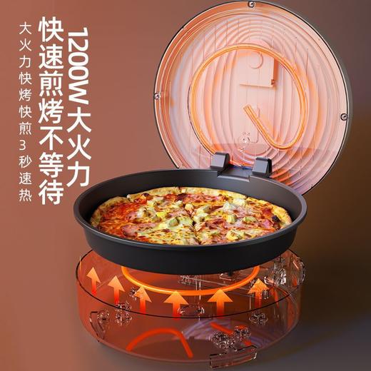 澳柯玛【煎烤烙煮一体】加深电饼铛 家用双面加热薄饼机 炒锅煎煮锅烙饼机 煎饼电饼档 商品图3