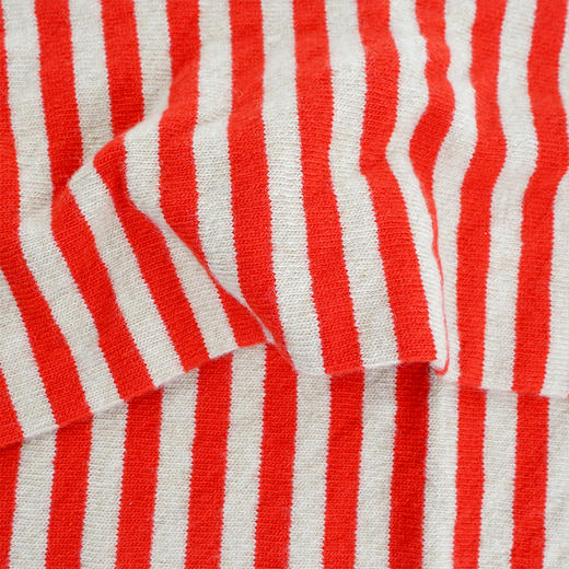 JO GORDON Smooth Narrow Stripe Scarf 羊羔毛彩色细条纹围巾 商品图2