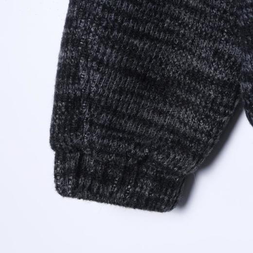 SDSA男士秋冬新款痞帅男装韩版扎染缝线拉链毛衣外语百搭针织衫 商品图3