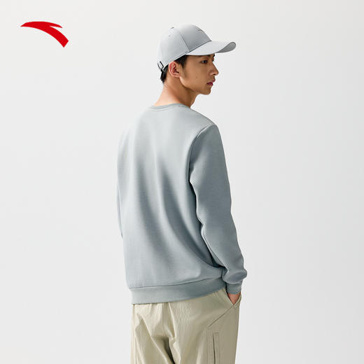 【299任选2件】安踏圆领套头卫衣男装秋季新款纯色简约运动服上衣152537705 商品图1