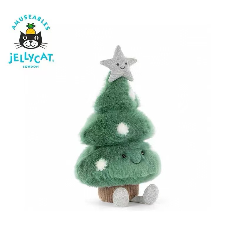 这么可爱的圣诞树到底谁不爱呀！jelly*at雪点圣诞树！（配防尘袋）