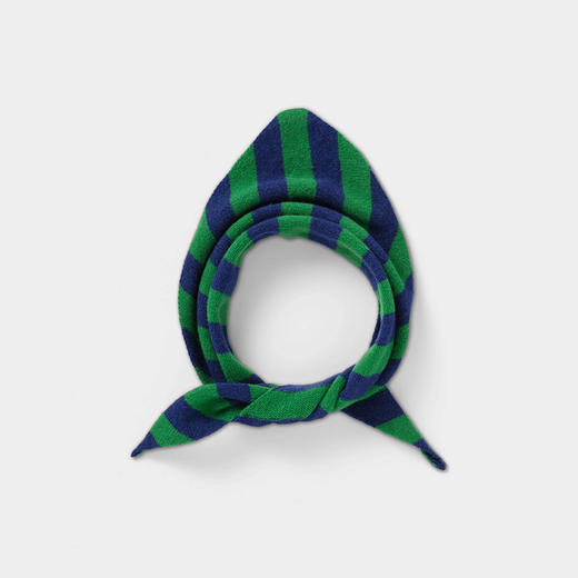 JO GORDON Wide Stripe Triangle 羊羔毛彩色宽条纹三角围巾 商品图4