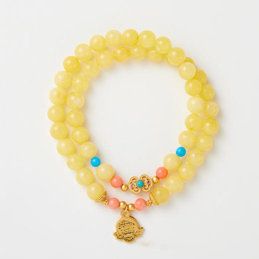 蜜蜡双圈手串 商品图0