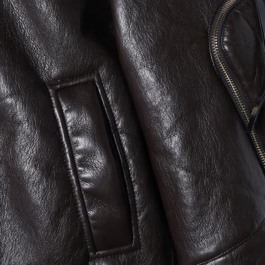 257032SDSA男士秋冬新款痞帅男装复古后背拉链装饰翻领羽绒服外套百搭潮 商品图3