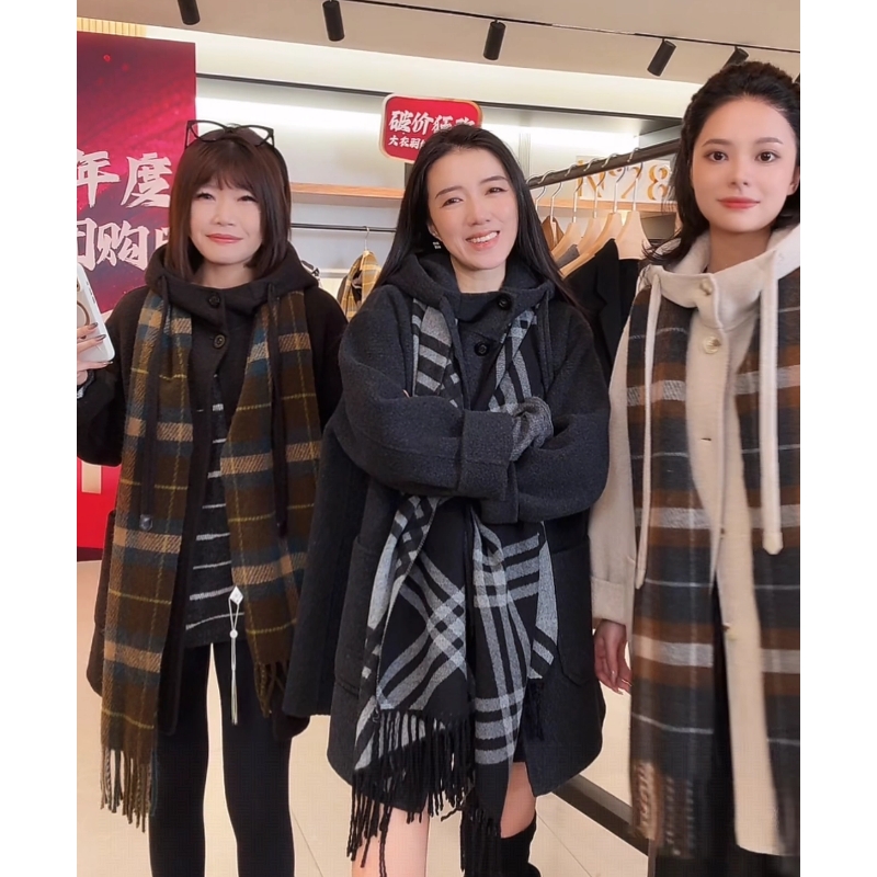 N°28【大女主】2025冬季新款素颜大衣设计师女装毛呢外套8855A1D719-12.14直播