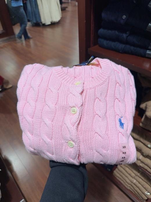 到手价1499元 Ralph Lauren拉夫劳伦女士开衫麻花毛衣 100%棉  美国代购，无中文标签，介意慎拍 商品图5