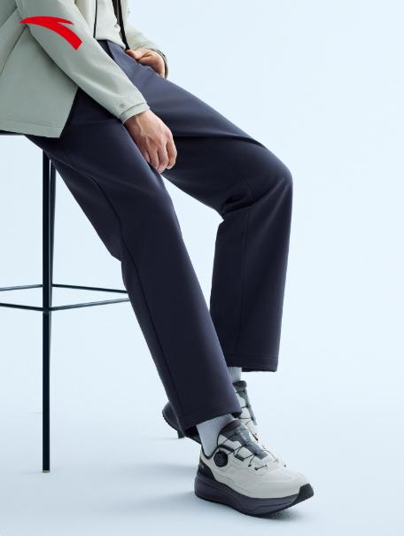 安踏大师腰型动裤丨舒乐休闲西裤男2025新款直筒长裤子152547514N 商品图0