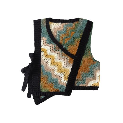 苏苏姐家旷野马甲手工diy编织钩针印象莫奈毛线团自制马甲材料包 商品图4