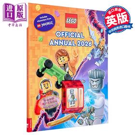 【中商原版】乐高图书 2026年官方年刊 英文原版 LEGO Books Official Annual 2026 with Zane LEGO NINJAGO