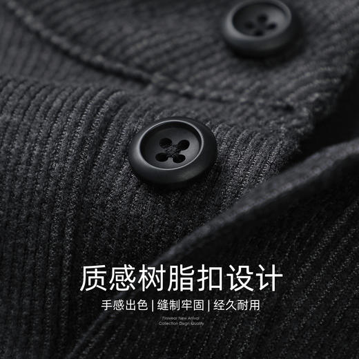 【加绒】秋冬新款羊毛亨利领卫衣柔软奥粒绒T恤男加绒休闲保暖套头圆领男士卫衣 商品图3