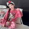 【女童半边绒睡衣套装冬季】2026款中大童休闲保暖可外穿软绵绵家居服 商品缩略图0