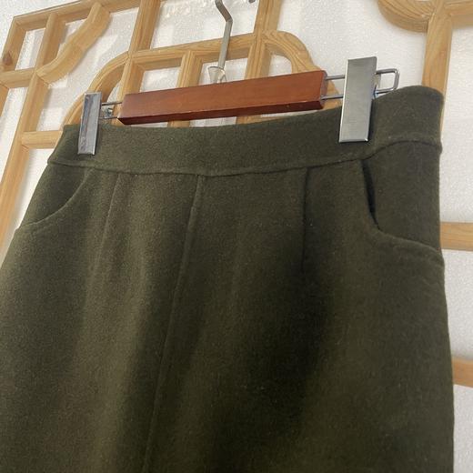 「断码清仓」羊绒双面呢开叉裙 M码 ZFYY125 商品图1