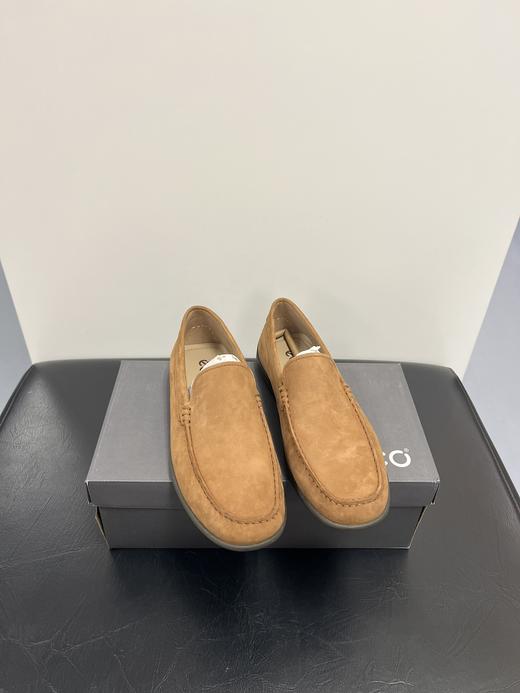 到手价950元 ECCO爱步男鞋经典款牛皮一脚蹬豆豆鞋开车鞋 休闲皮鞋570994莫克 美国代购，无中文标签，介意慎拍 商品图1