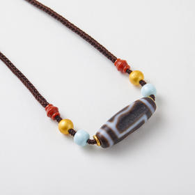 朱砂矿天珠吊坠