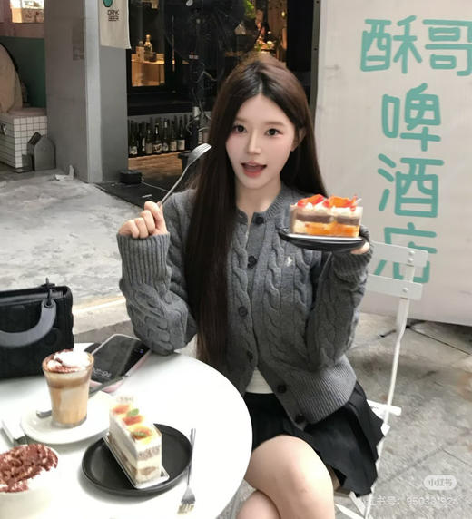 拉夫劳伦麻花毛衣针织开衫1125 商品图4