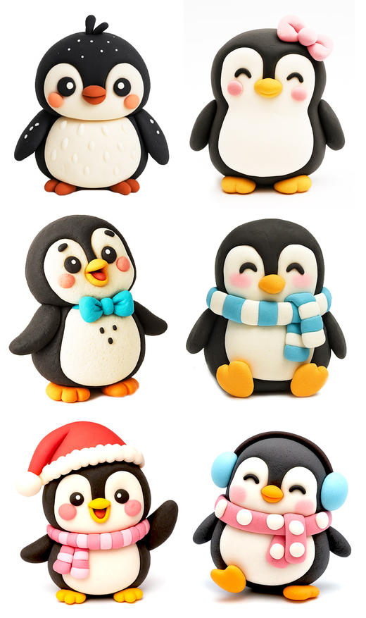 《南极世界：守护企鹅的冰雪家园》动物环保低幼轻粘土手工【自动发货：下单后，点击手机短信中收到的链接，即可获取文件下载的链接；如有任何问题，可添加客服微信hm33268获得帮助】 商品图1