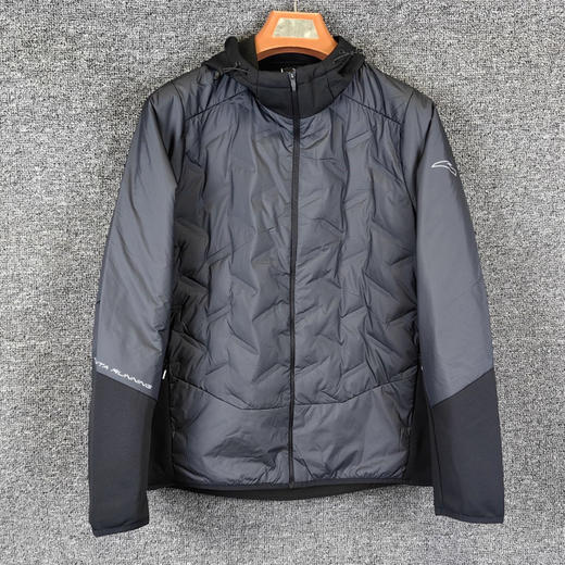 安踏正品男子羽绒加厚茄克2025冬新款连帽休闲运动外套152545604 商品图0