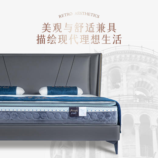 AF8808真皮床架 商品图1