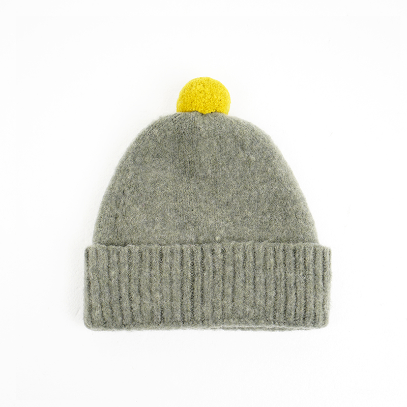JO GORDON Brushed Plain Hat 羊羔毛彩色小球蓬蓬帽 毛线帽