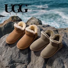 【品牌直发】UGG中筒麻花羊毛雪地靴 AU22YD72