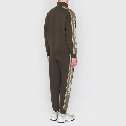 EMPORIO ARMANI 阿玛尼 男士徽标条纹 ASV 全拉链运动卫衣 EM002913 AF10013 U8120 商品图3