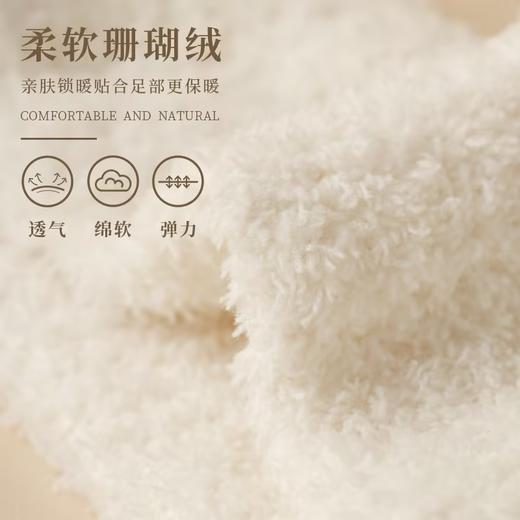 买手优选袜子冬季加厚珊瑚中筒袜加绒保暖地板袜3双装168294444 商品图1