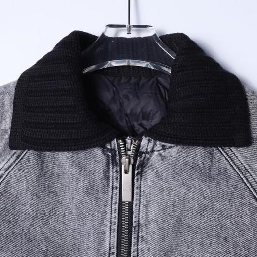 2540410SDSA男士秋冬新款痞帅男装韩版时尚可拆卸翻领牛仔羽绒服外套百搭 商品图2