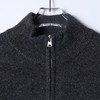 SDSA男士秋冬新款痞帅男装慵懒风简约半拉链立领毛衣百搭针织衫 商品缩略图2
